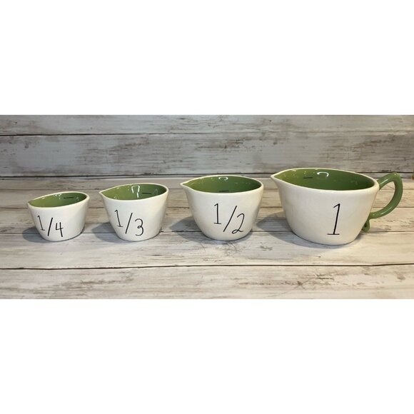 Rae Dunn Disney Tinker Bell Nesting Measuring Cup Set - Picture 3 of 11